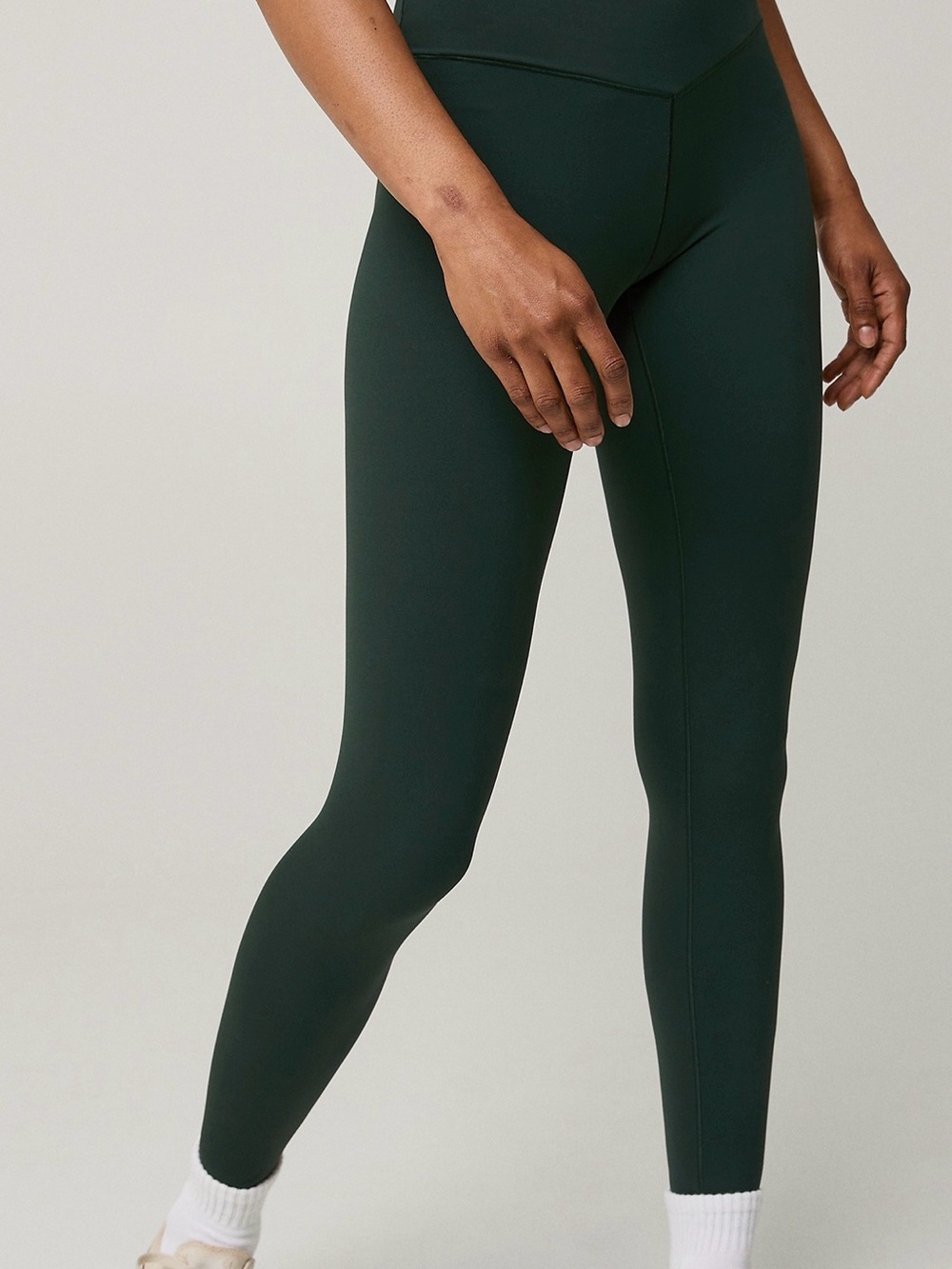 aerie Forest Green High-Rise 7/8 leggings